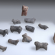 Artifacts found at the site.